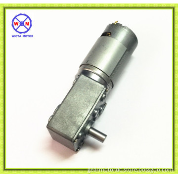 Little backlash high torque quiet on load speed 10rpm dc 24v worm gear motor